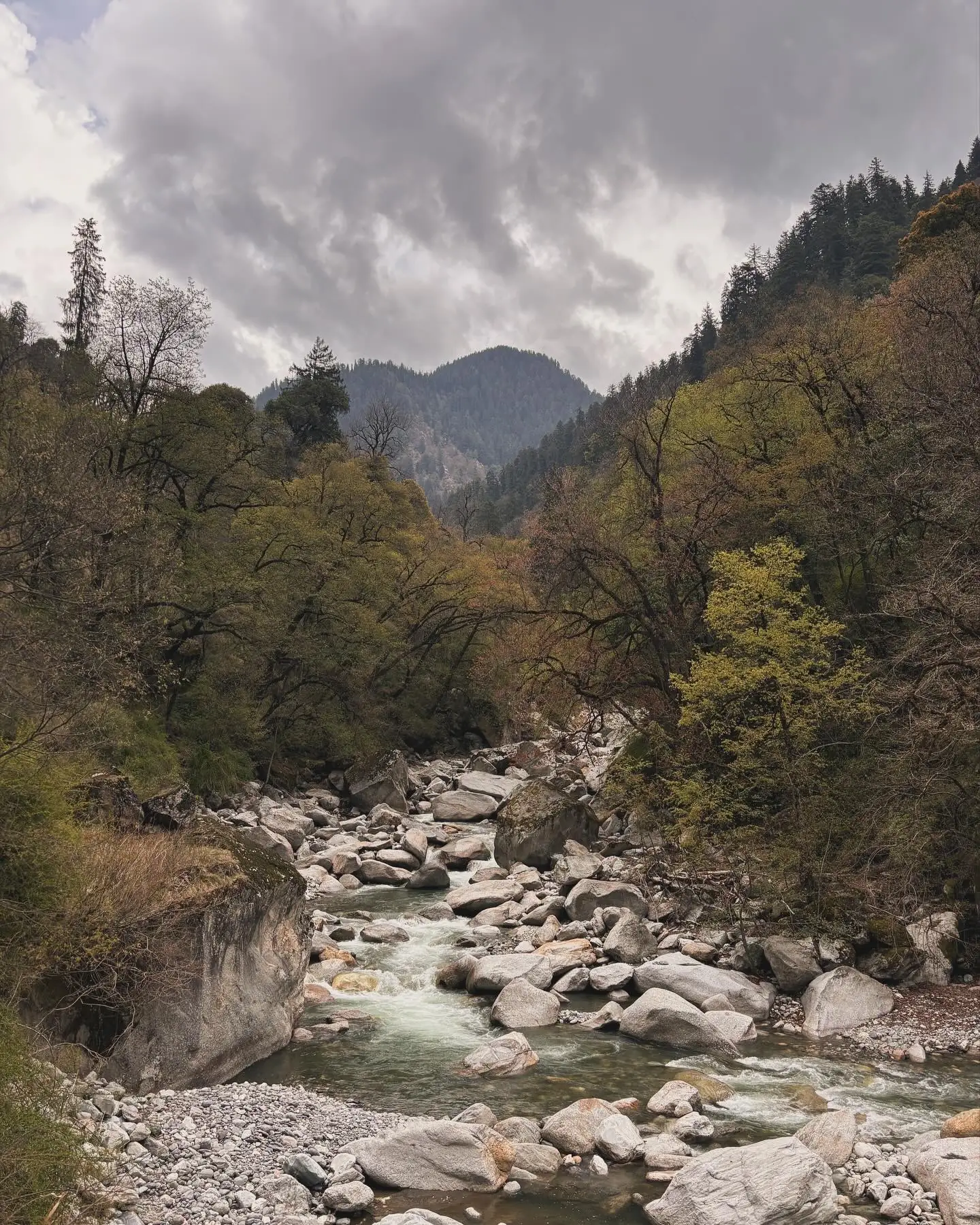 The river gorge below the retreat